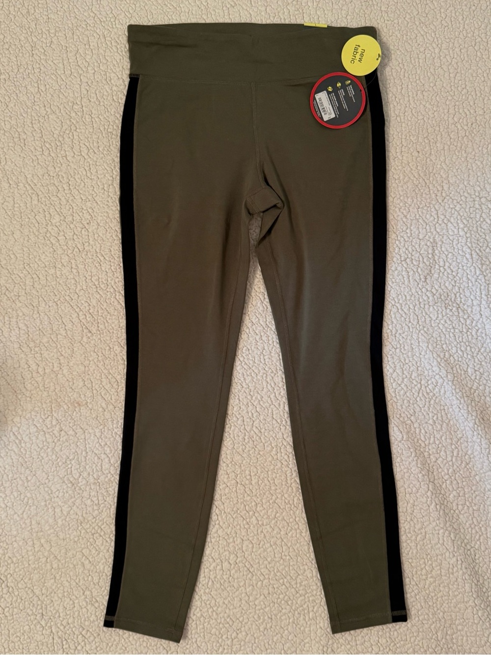 NWT Xersion High Waisted Leggings Olive Green Large